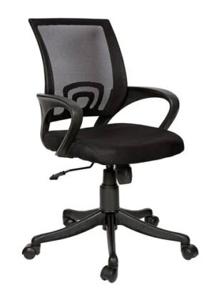 Black Low Back Airmesh Office Chair