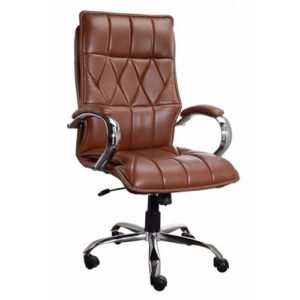 Light Brown Mid Back Executive Office Chair