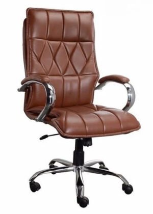 Light Brown Mid Back Executive Office Chair
