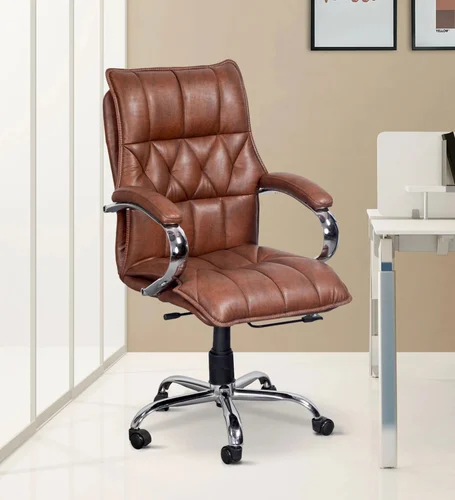 Light Brown Mid Back Executive Office Chair - Image 2
